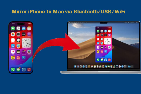 mirror iphone to mac via bluetooth usb wifi