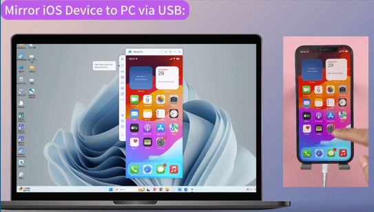 mirror iphone to pc via usb