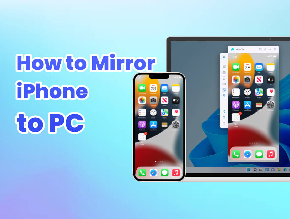 mirror iphone to windows pc laptop