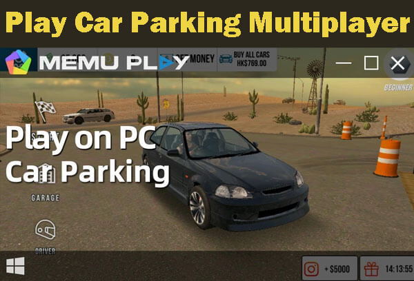 play car parking multiplayer using memu