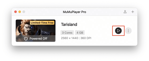 play tarisland with mumuplayer