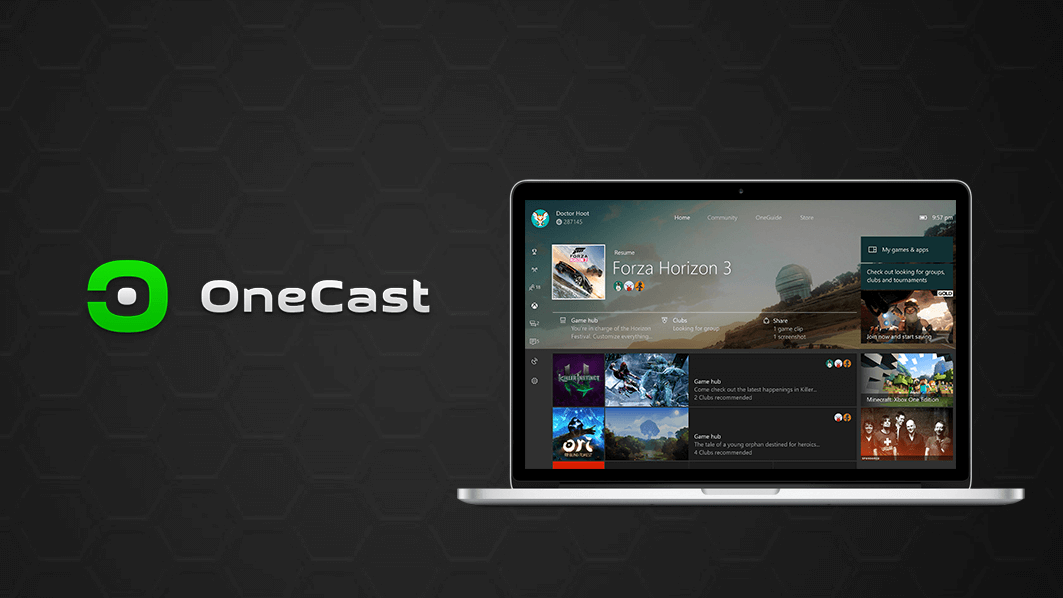 play xbox games with onecast on mac