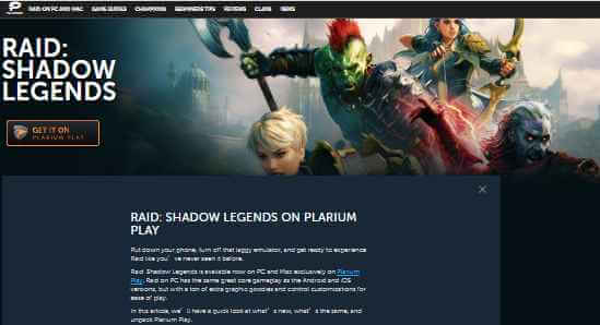 Raid: Shadow Legends, PC Mac Jogo