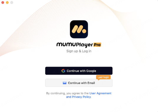 register and log in mumuplayer