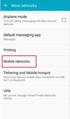 restore apn settings on your device