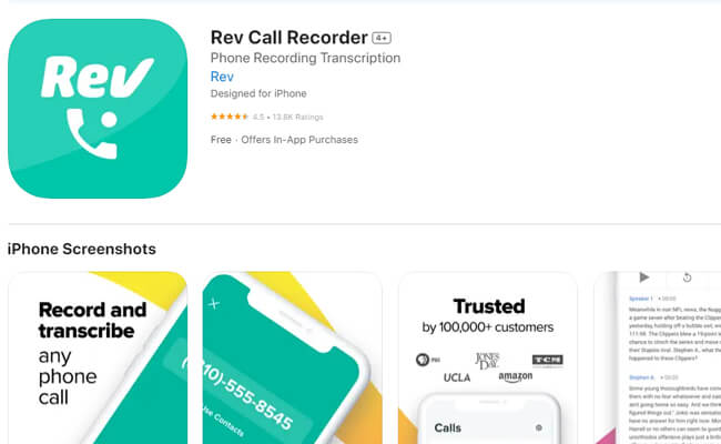 rev call recorder