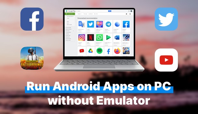 use android on pc without emulator