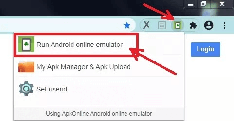 run android online emulator