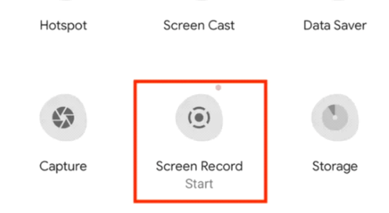 screen record icon