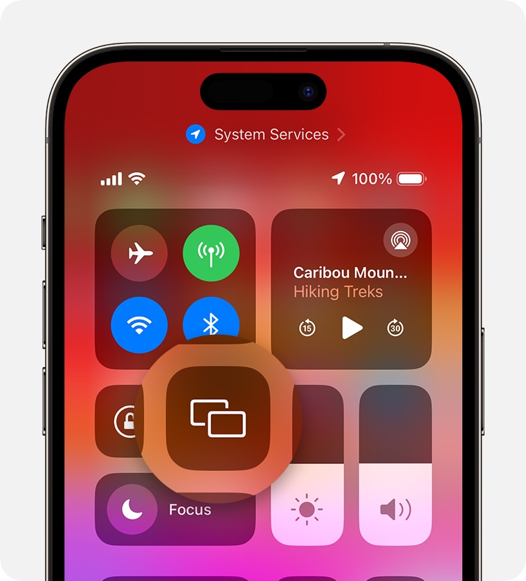 screen mirror on iphone