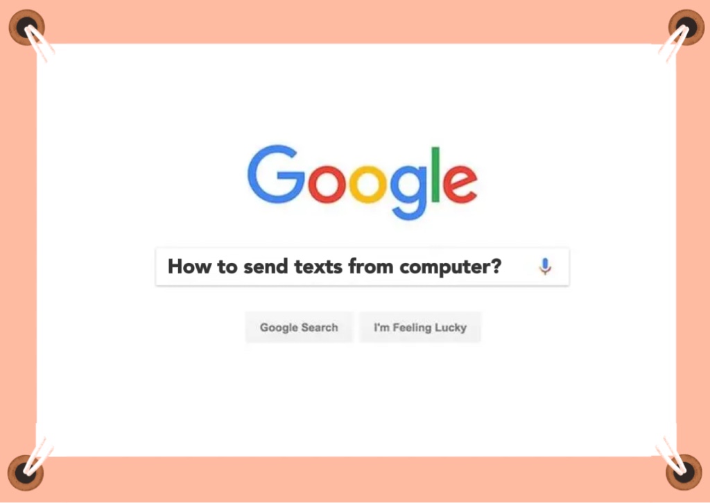 send texts from pc with google