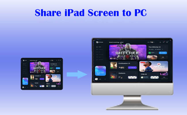 share ipad screen to pc