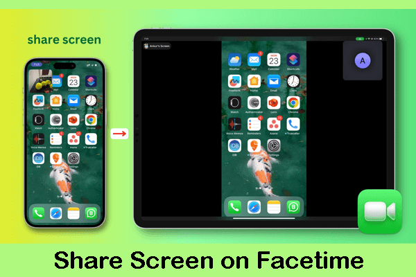 share iphone screen on facetime
