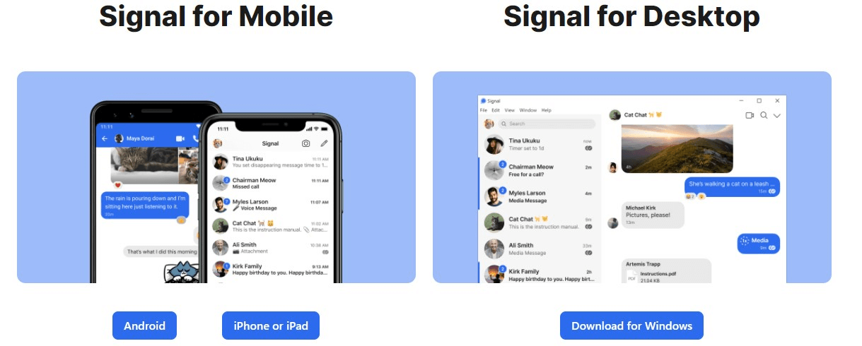 signal mobile desktop