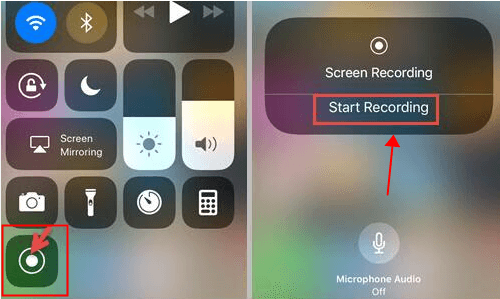 iphone screen recording function  
