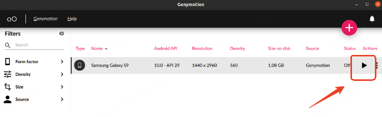 start using android on mac with genymotion