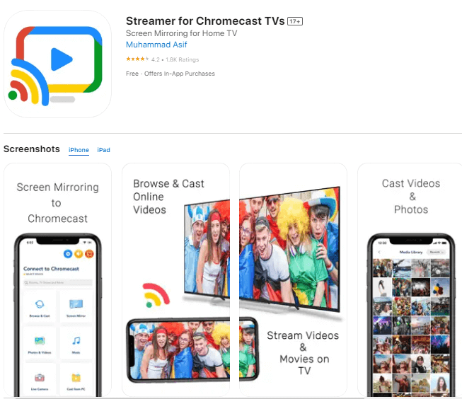 Free chromecast store apps