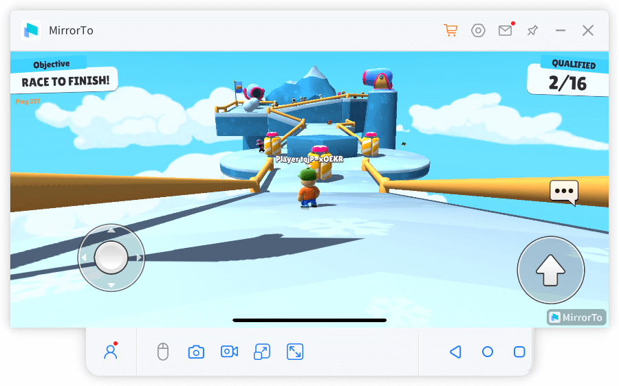 play mobile games on pc with MirrorTo