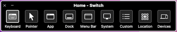 switch control home panel