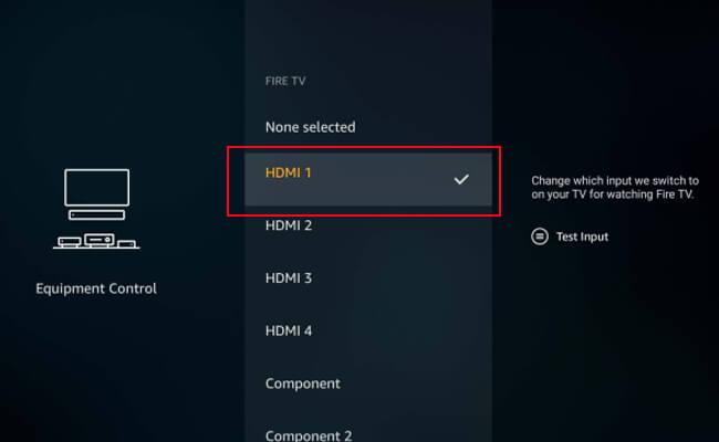 switch tv to hdmi input