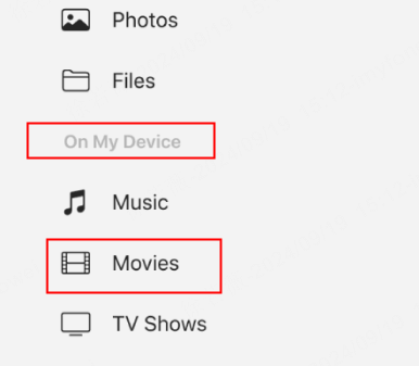 sync iphone movies