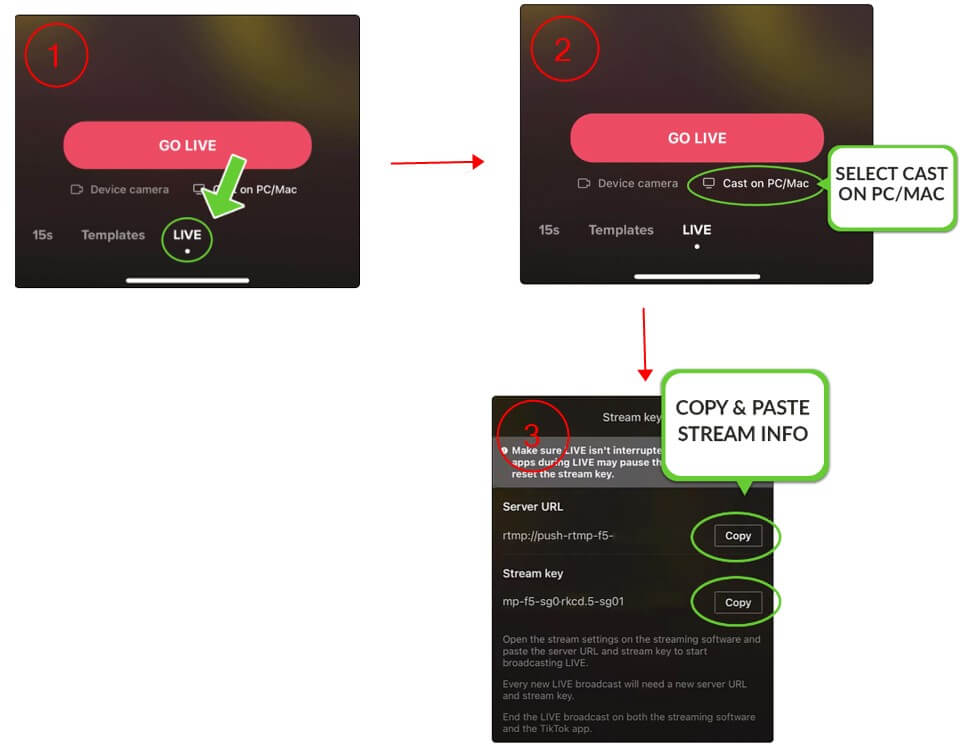 tiktok live settings