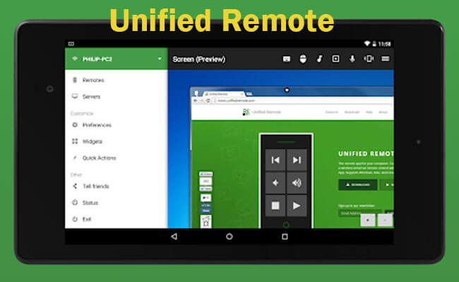 unified remote