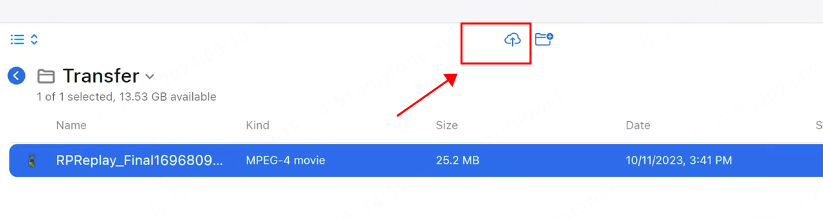 upload files on pc via icloud