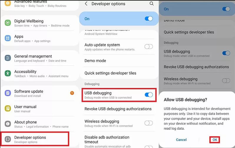 usb debugging