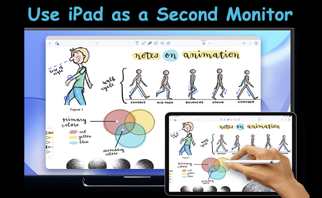 use ipad as a second monitor