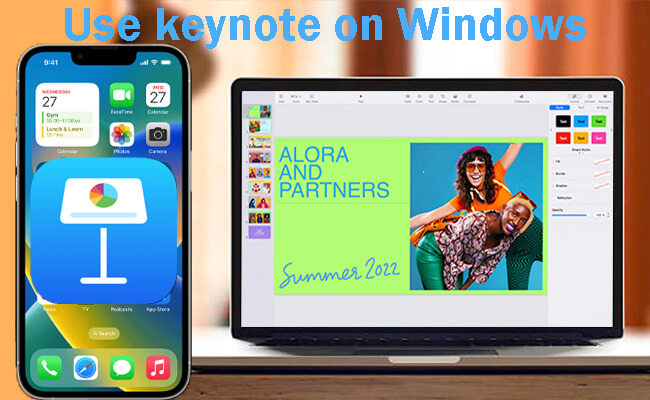 use keynote on windows