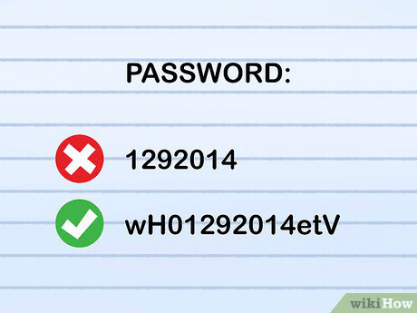 use strong password