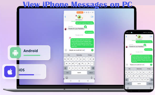 view iphone messages on pc