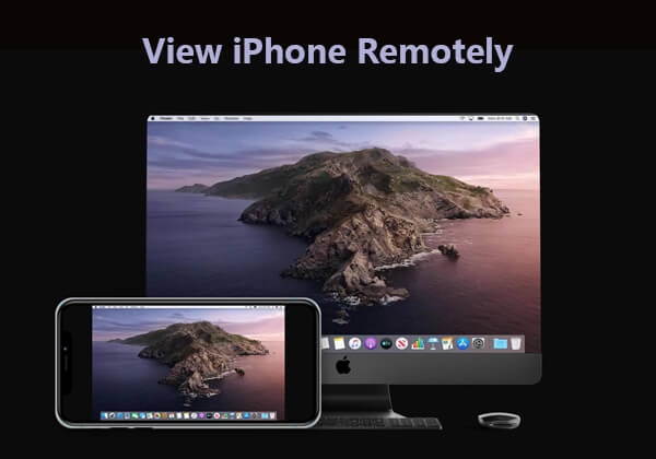remotely view iphone