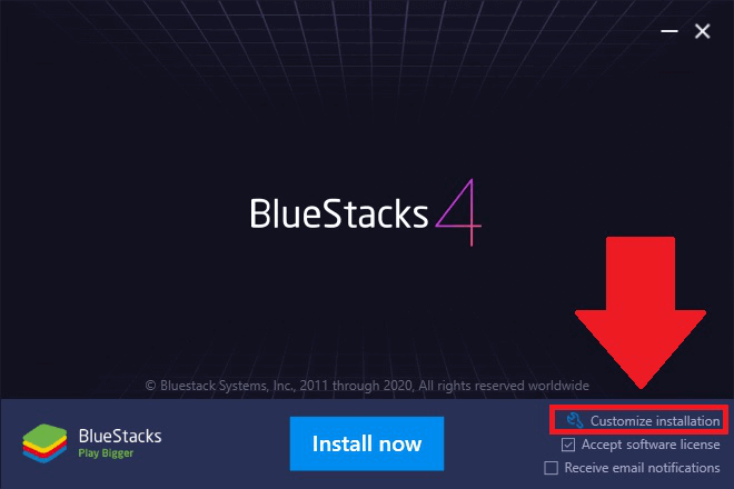 visit bluestacks