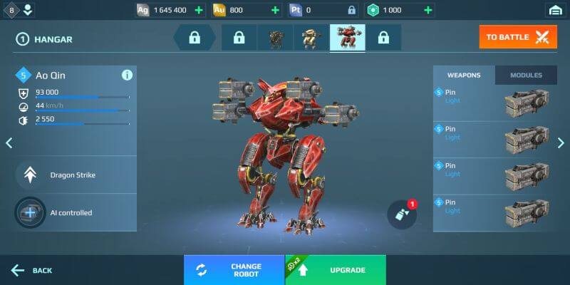 war robots upgrades