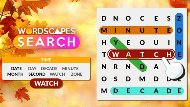wordscapes search