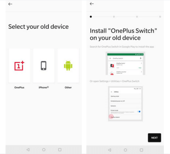 install oneplus switch on samsung