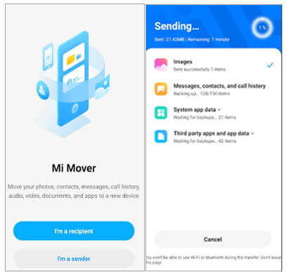 transfer iphone to xiaomi via mi mover