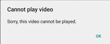 fix cant play recorded video