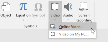 Putting Videos on PowerPoint