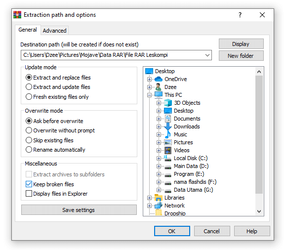 Extract Broken RAR/ZIP Archive 