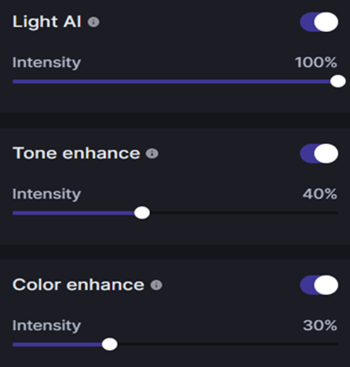 additional options