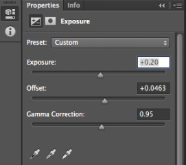 adjust exposure in photoshop