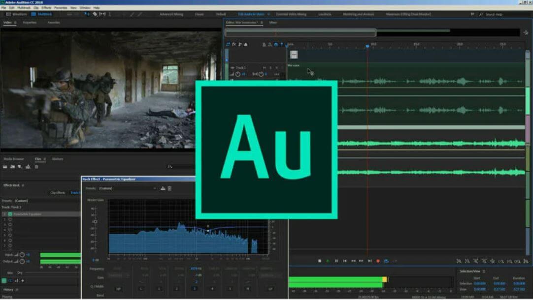 launch Adobe Audition