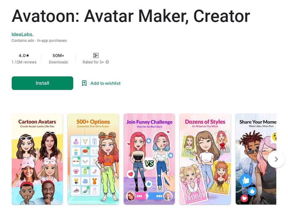 Avatoon - Cartoon Avatar Maker Online