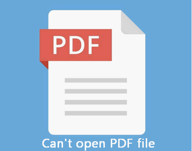 cannot open PDF