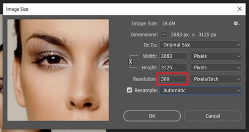 change image size in photoshop