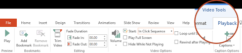 video playback setting