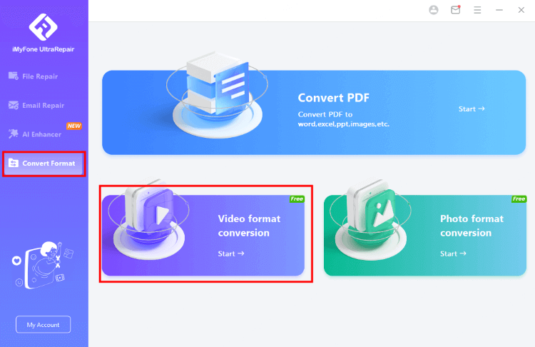 convert mp4 format